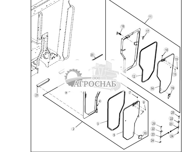 Комплект открывающихся передних окон (627545 - ) - ST152295 474.jpg